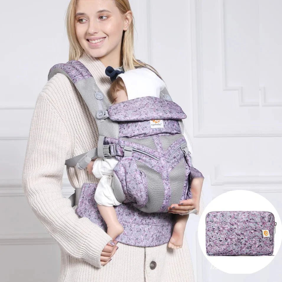 BreathBabyBag™ - Mauve Lavande - Voyager avec bébé