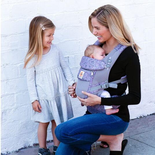 BreathBabyBag™ - Mauve Lavande - Voyager avec bébé