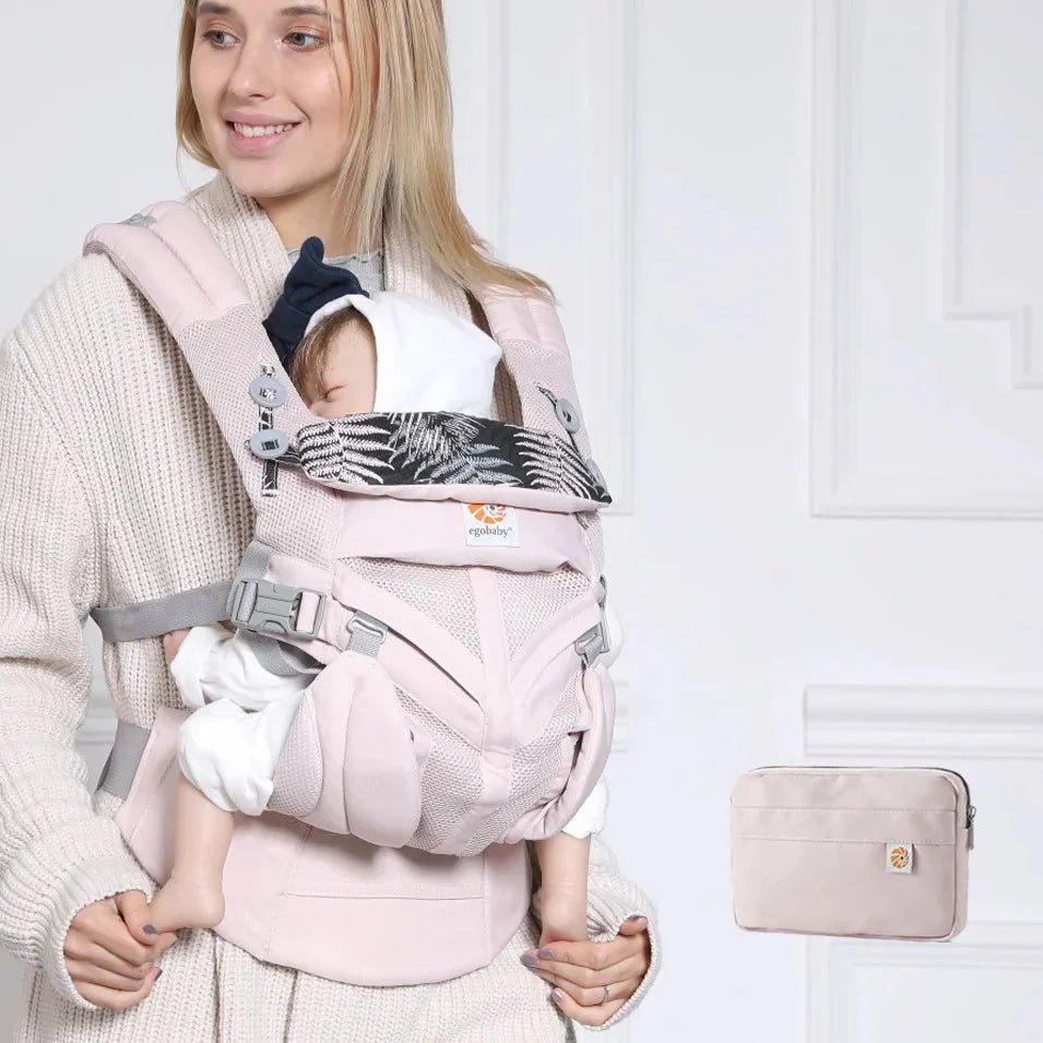 BreathBabyBag™ - Rose Maille - Voyager avec bébé